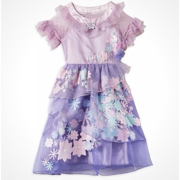 Disney Other - Disney Store Encanto Costume Isabella Madrigal Purple Dress Ruffle Kids 9/10 NWT